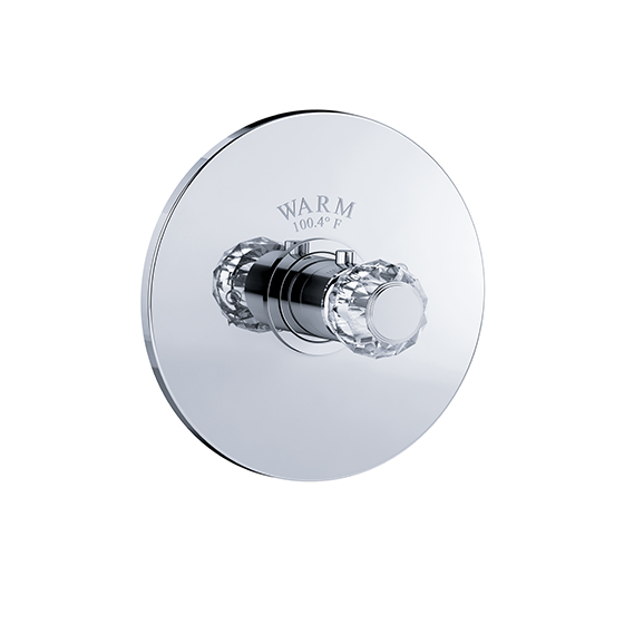 Shower mixer - Concealed wall thermostat ¾“ without flow control, assembly set - Article No. 637.40.520.xxx-AA - US