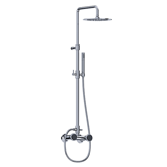 Dusch-Armaturen - Aufputz Set mit Steigrohr ½“ - Artikel-Nr. 638.20.410.xxx-AA