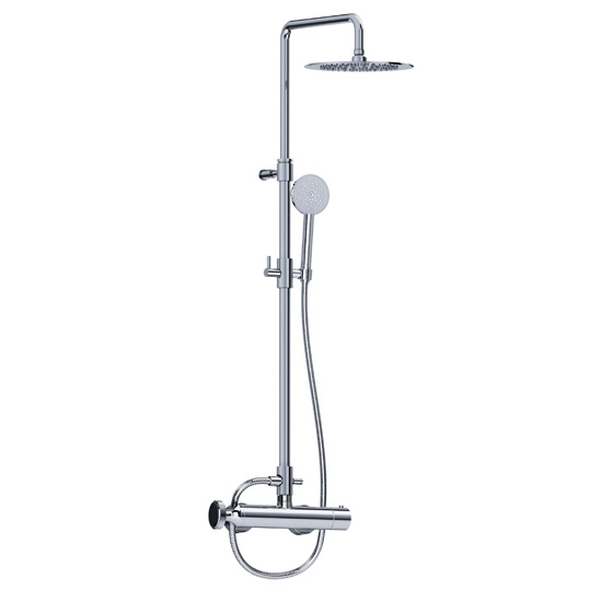 Shower mixer - Exposed thermostat-set with shower system - Article No. 638.20.465.xxx-AA