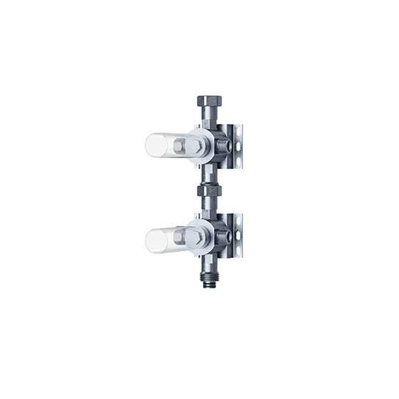 Shower mixer - Concealed wall-valve-modul, double - Article No. 649.20.620.xxx