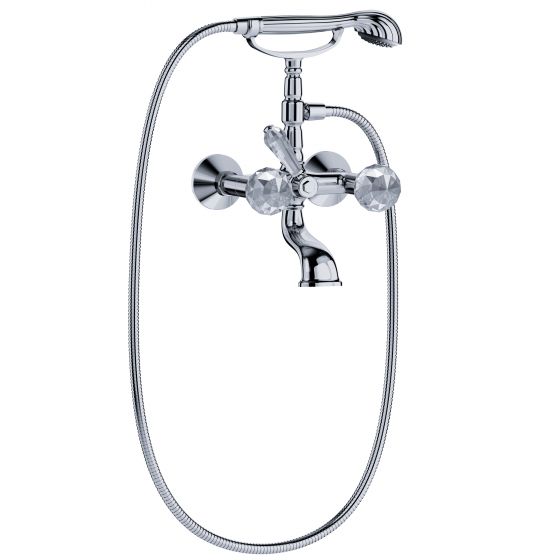 Bath tub mixer - Exposed tub/shower mixer ½" incl. shower set - Article No. 600.20.109.xxx-AA