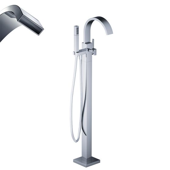 Bath tub mixer - Tub/shower mixer for floor standing mounting,assembly set - Article No. 626.10.820.xxx