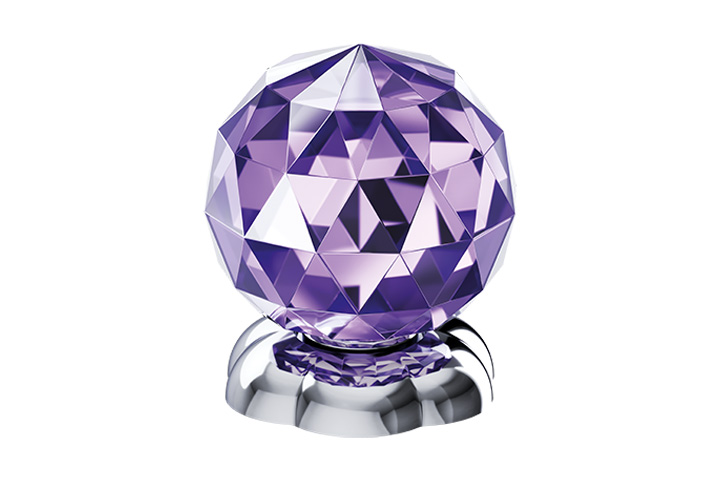 Joerger, Design, Florale Crystal, amethyst, crystal handle