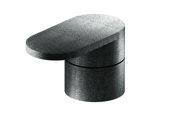 Joerger, design, Plateau, handle, surface, relief black